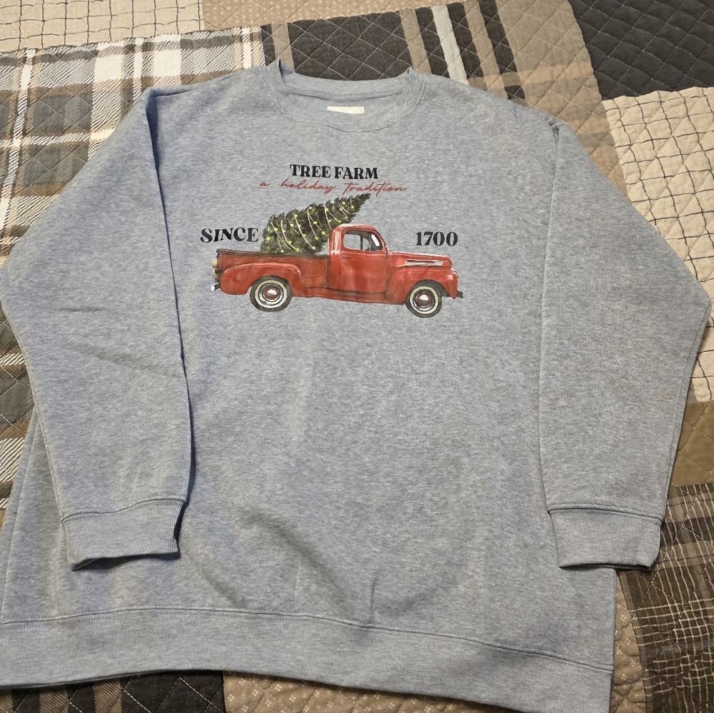 Tree Farm Holiday Shirt-NWT